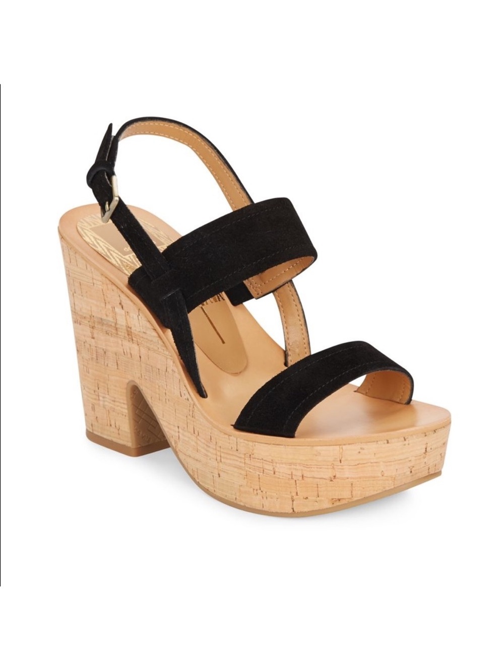 Dolce Vita Rosa Suede Platform Sandals